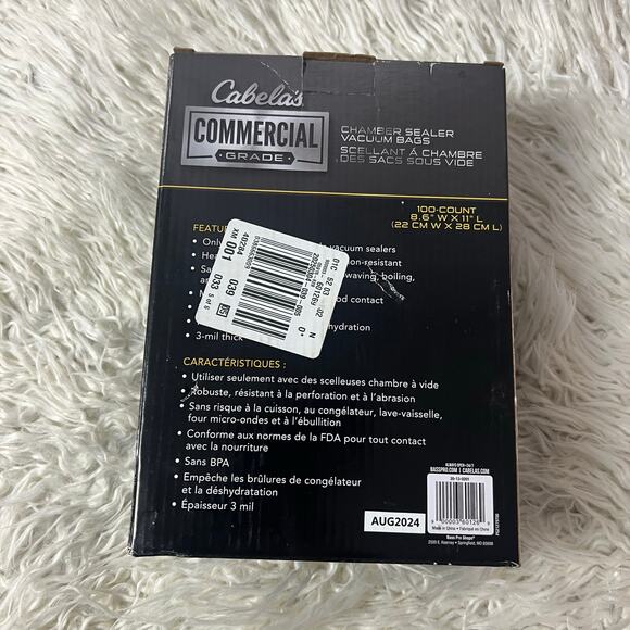 Cabela’s Commercial Grade Chamber Sealer Vacuum Bags - Picture 3 of 4